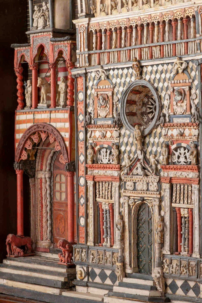 La Cappella Colleoni - Modello in legno, carta, pastiglia e materiali vari, Bergamo, 1873 -1875-photo-4