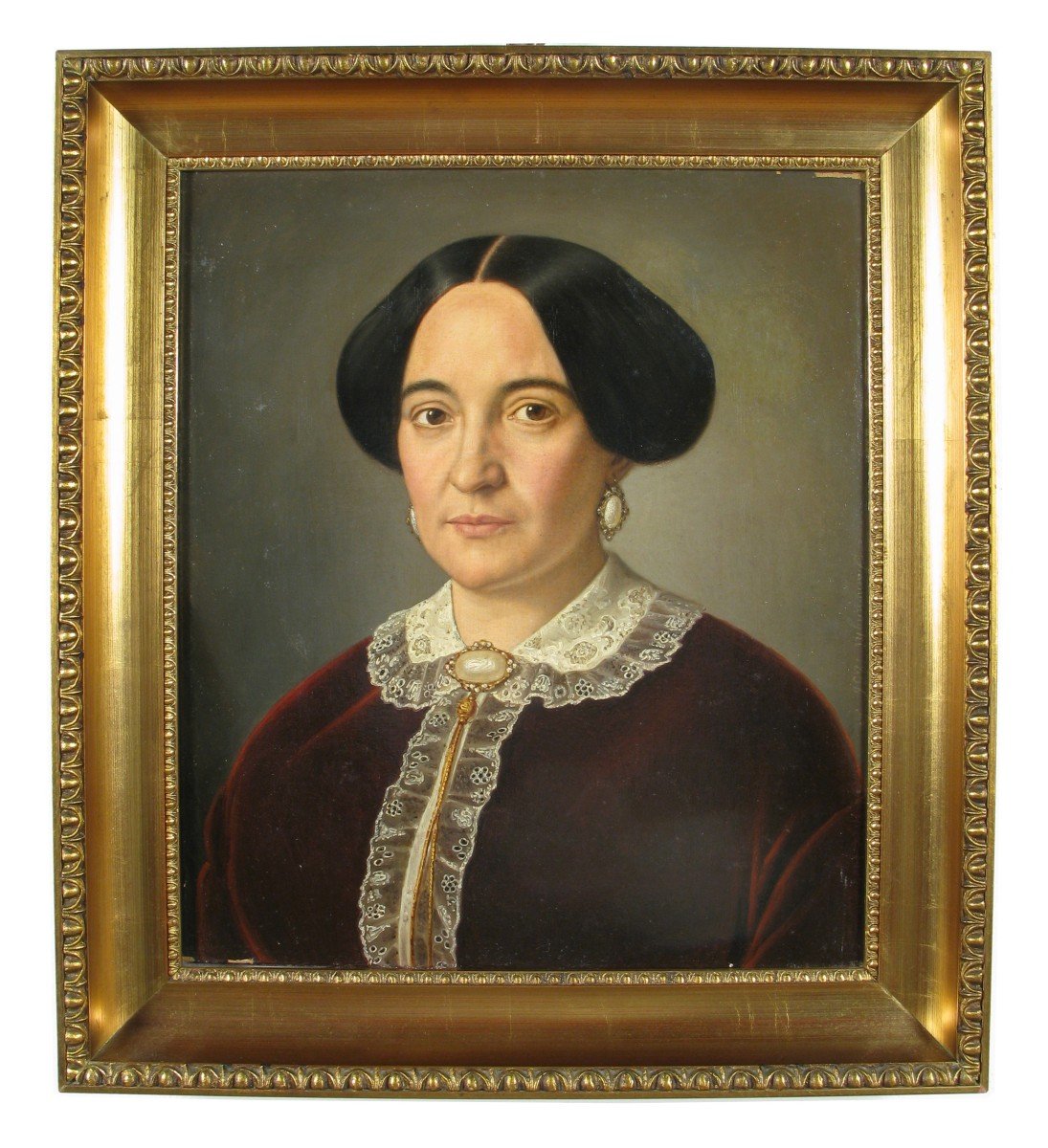 Ritratto di dama  Giacomo Fiamminghi (Luzzara, 1815 - Verona, 1895)