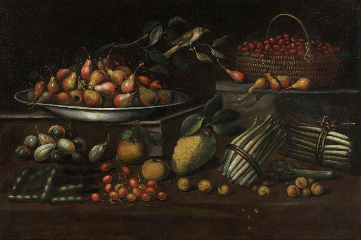 Coppia di Nature Morte, artista attivo in ambito cremonese, prima metà del  XVII° secolo -photo-2