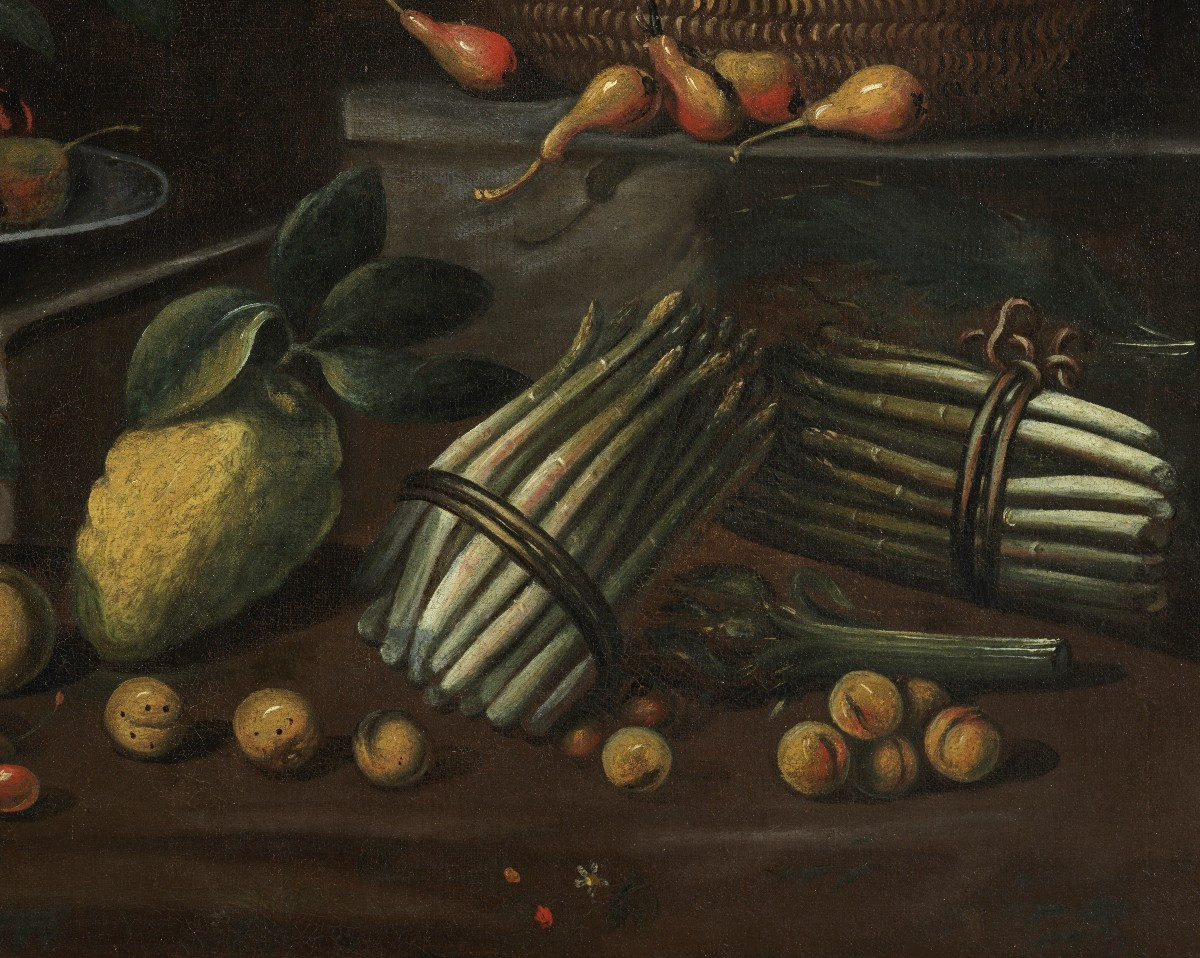 Coppia di Nature Morte, artista attivo in ambito cremonese, prima metà del  XVII° secolo -photo-4