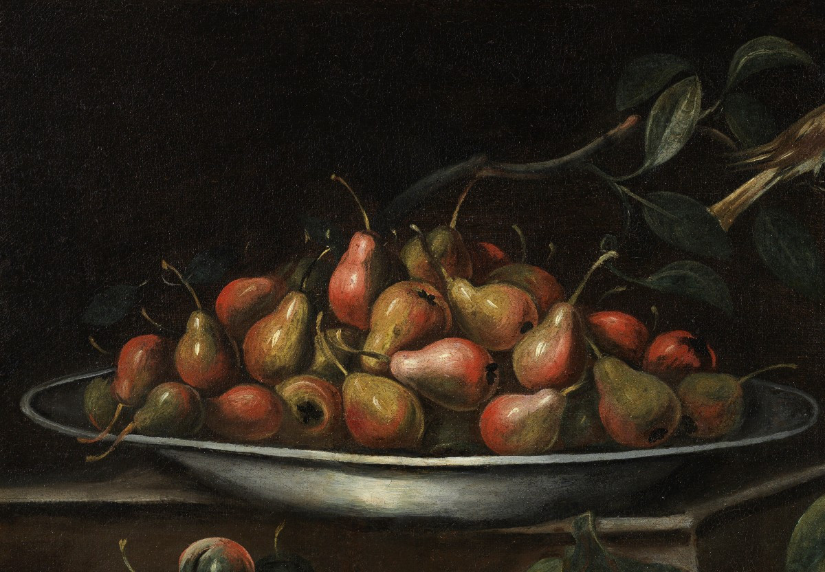 Coppia di Nature Morte, artista attivo in ambito cremonese, prima metà del  XVII° secolo -photo-2