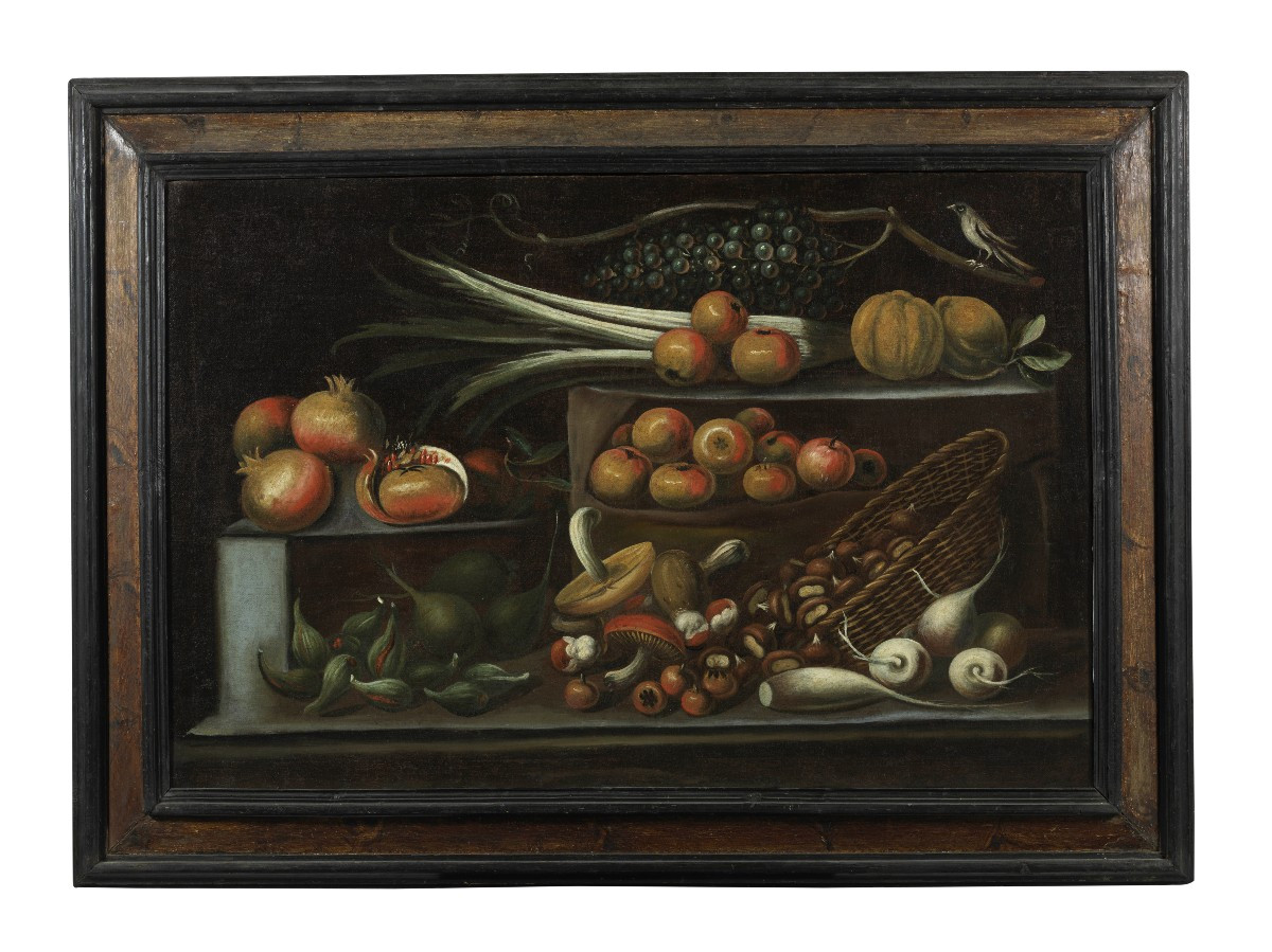 Coppia di Nature Morte, artista attivo in ambito cremonese, prima metà del  XVII° secolo -photo-4