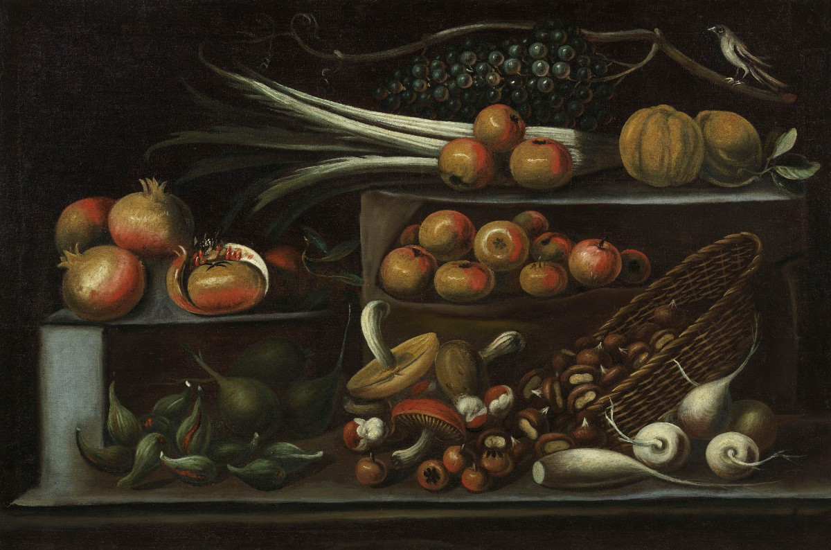 Coppia di Nature Morte, artista attivo in ambito cremonese, prima metà del  XVII° secolo -photo-5