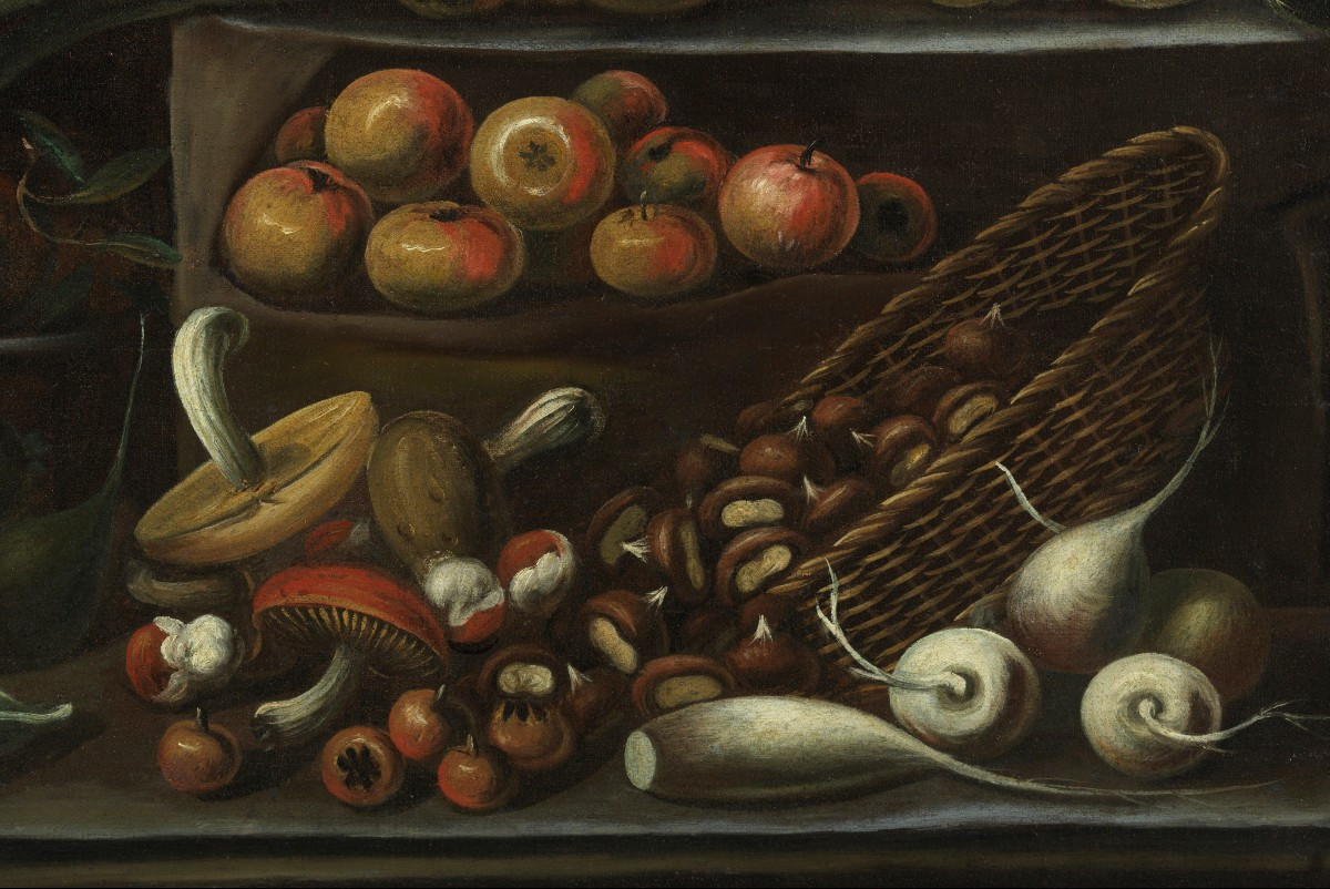 Coppia di Nature Morte, artista attivo in ambito cremonese, prima metà del  XVII° secolo -photo-6