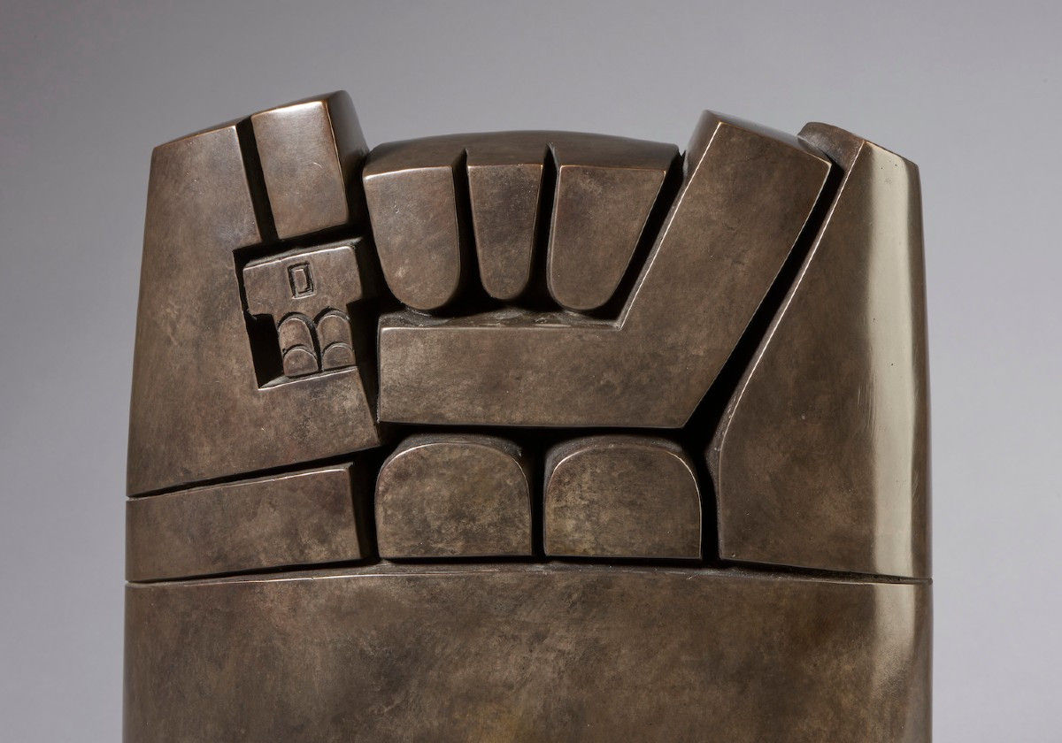 Giuseppe Rivadossi (Nave, 1935)  MATER AMABILIS, 1999  scultura in bronzo, 2/5 -photo-4