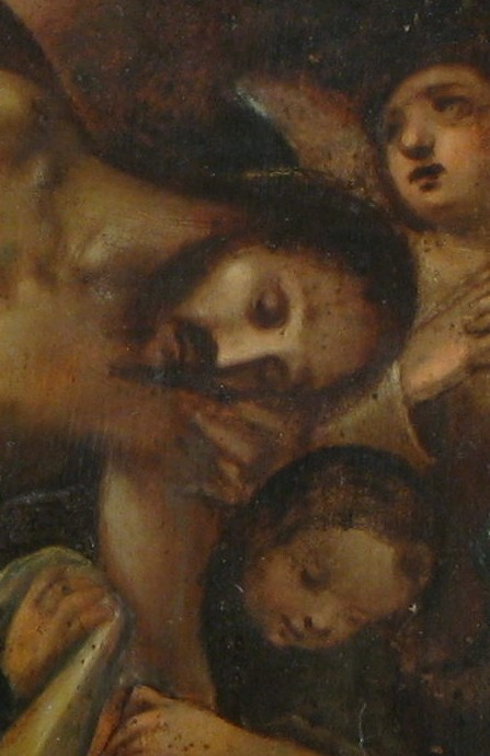 Pietà, dipinto a olio su rame,  Nord Italia, XVII° secolo-photo-2