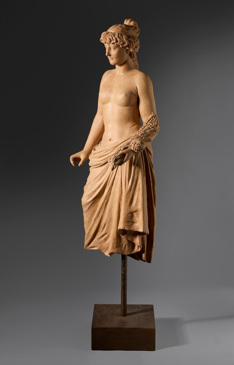 Cerere, scultura in terracotta-photo-1