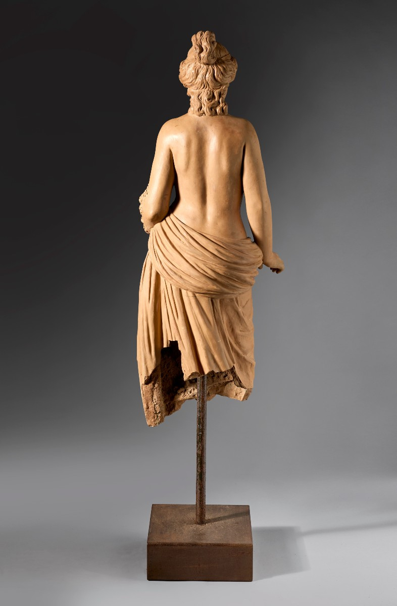 Cerere, scultura in terracotta-photo-3