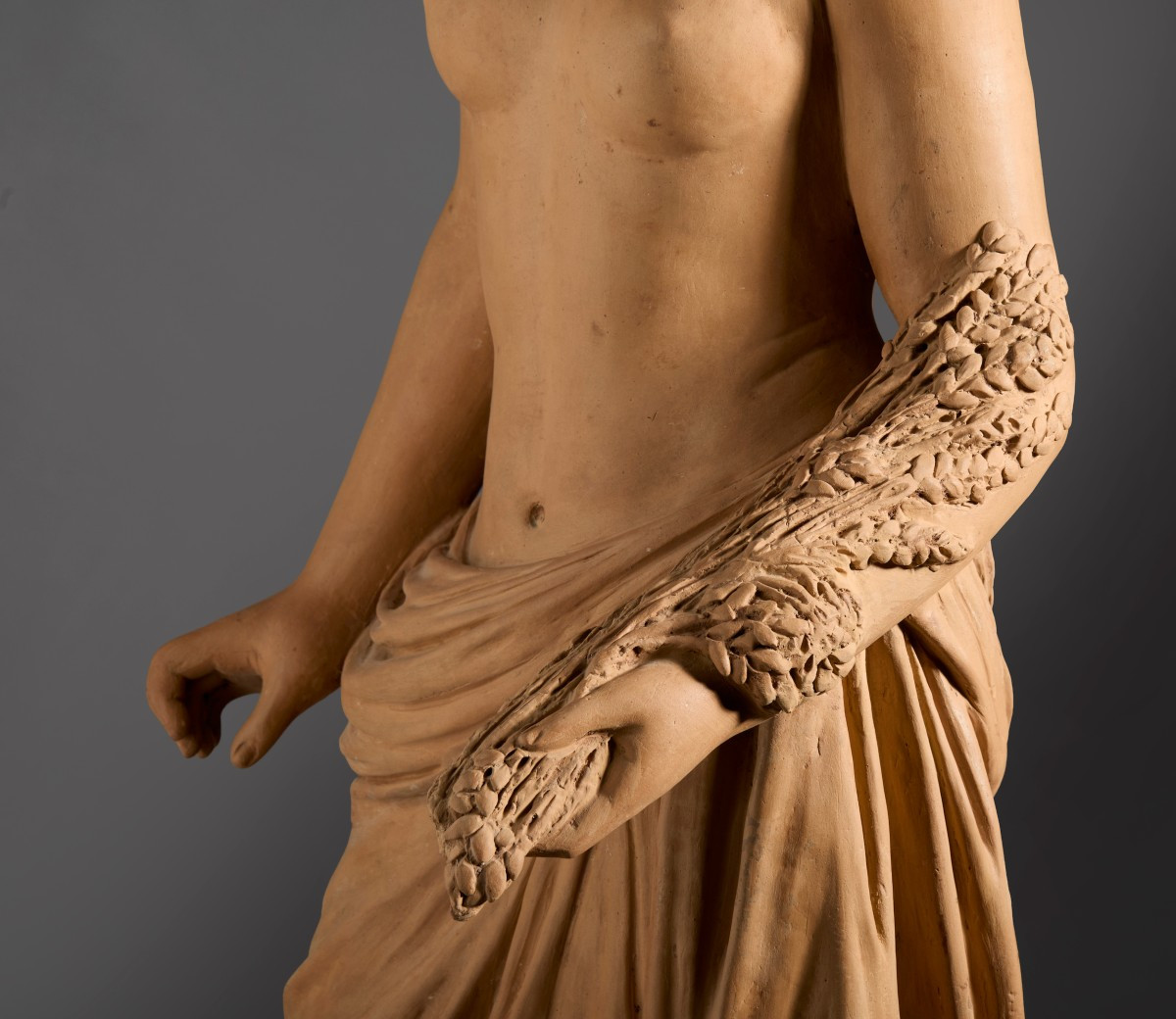 Cerere, scultura in terracotta-photo-7
