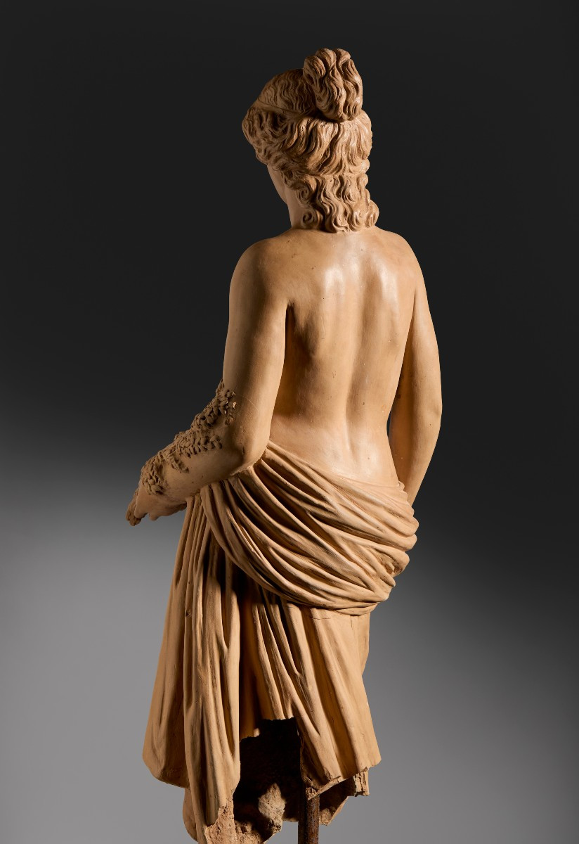 Cerere, scultura in terracotta-photo-8