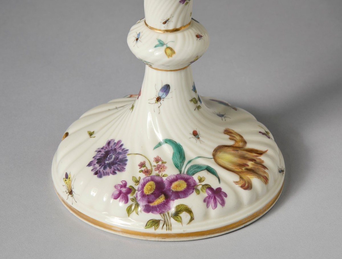 Alzatina in porcellana, Meissen, XIX° secolo-photo-5