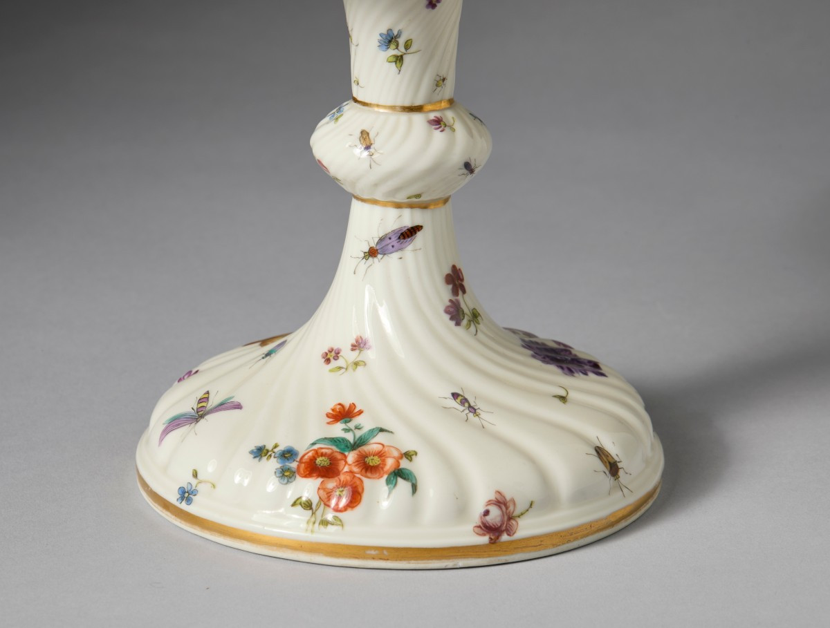 Alzatina in porcellana, Meissen, XIX° secolo-photo-7