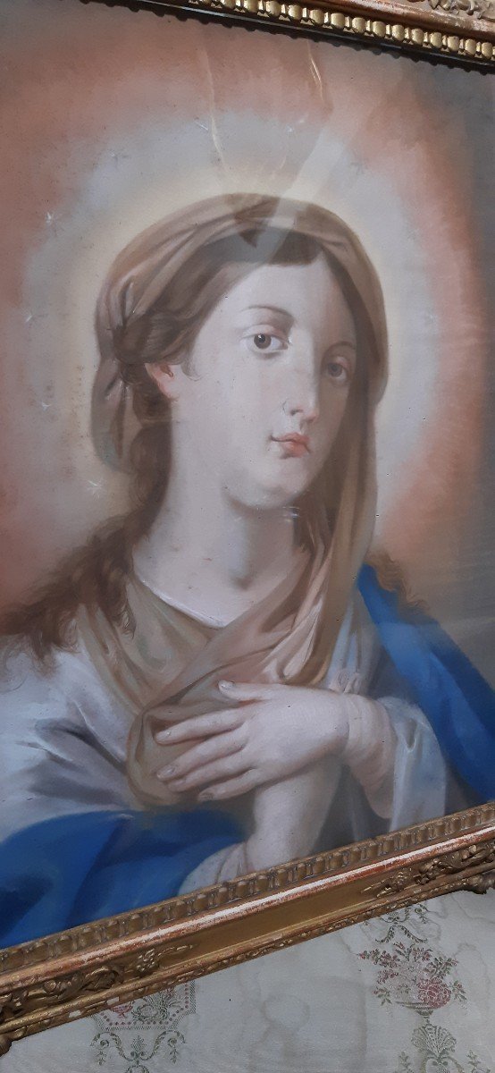 Gouache Madonna sec.XIX-photo-2