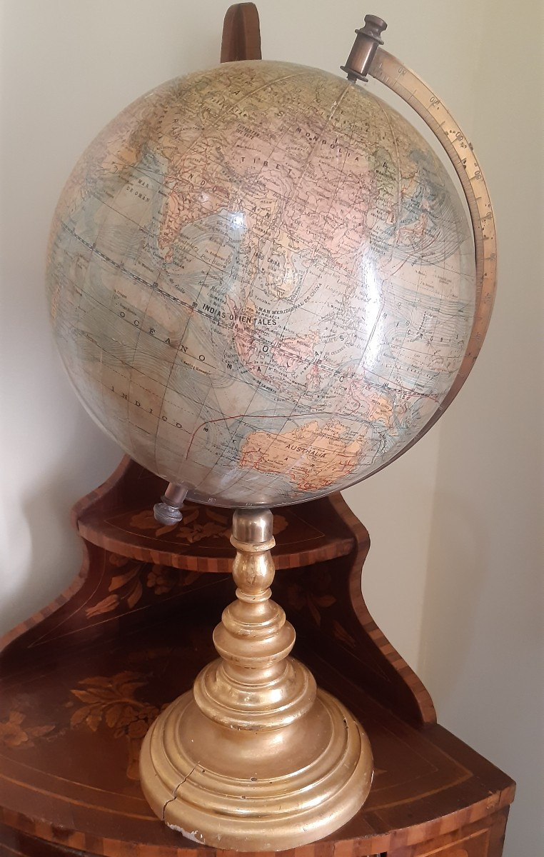 Globo terrestre del XIXesimo secolo-photo-1