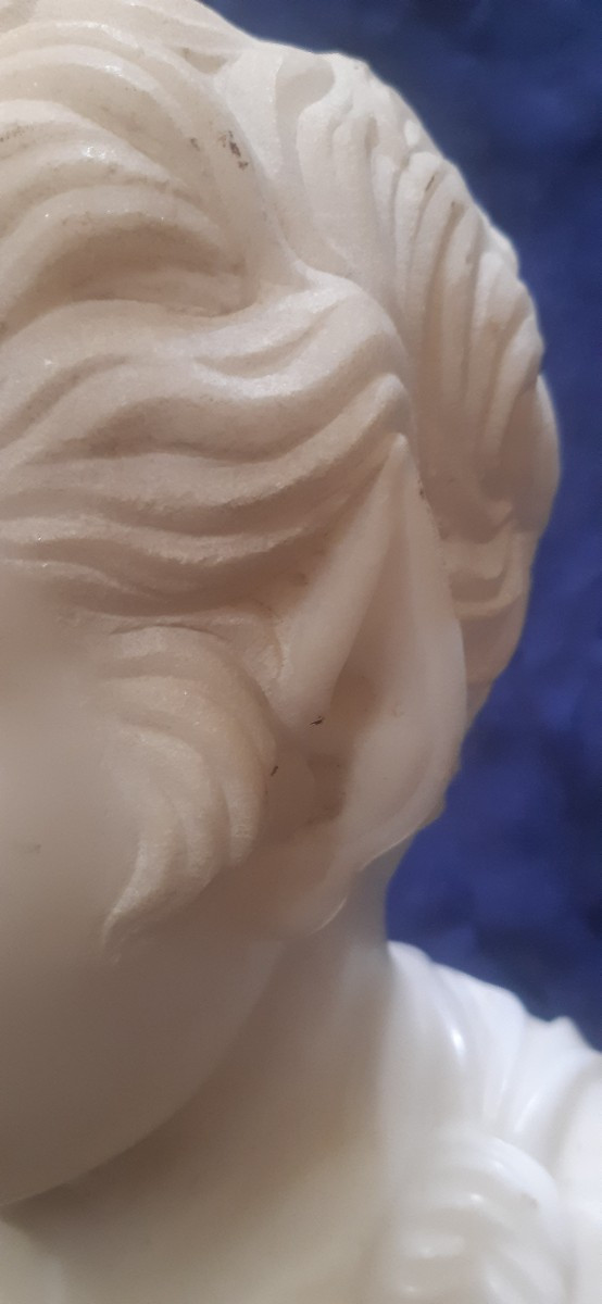 Busto in marmo 19esimo secolo-photo-4