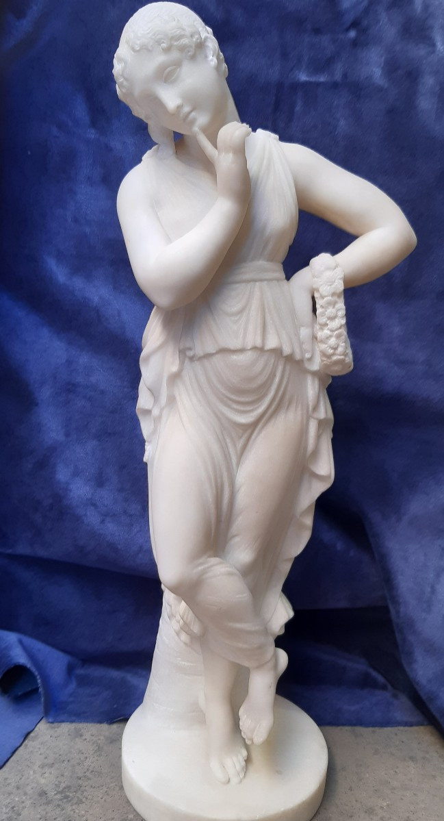 Scultura "la danzatrice pensierosa" secoloXIX