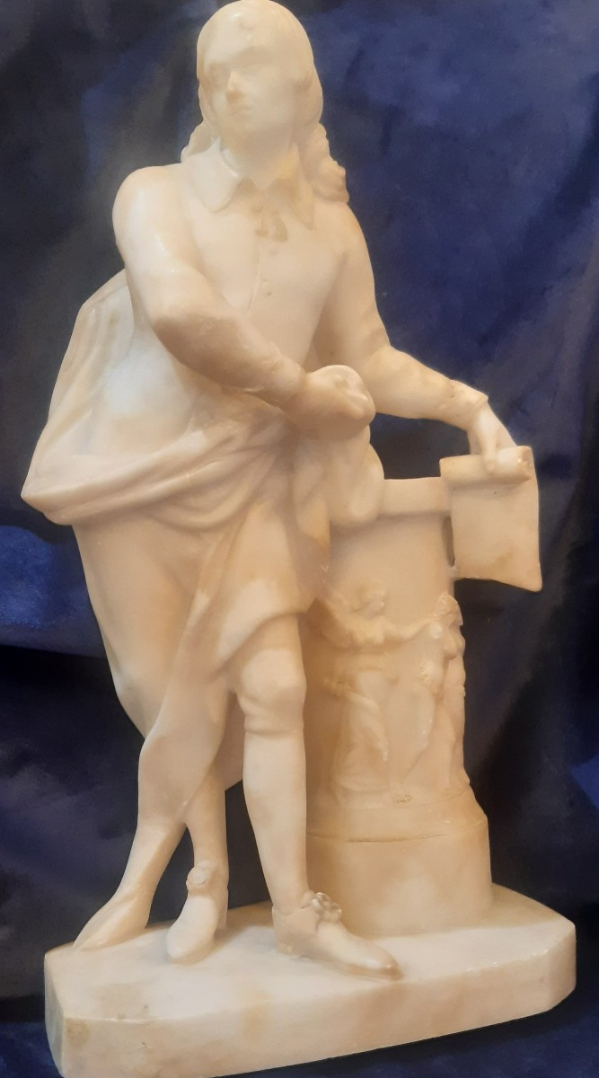 Personaggio in alabastro, XIXsecolo