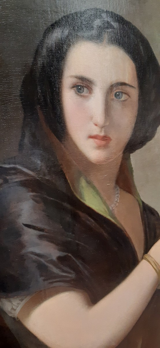 Ritratto di donna ,ballo  in maschera-photo-1