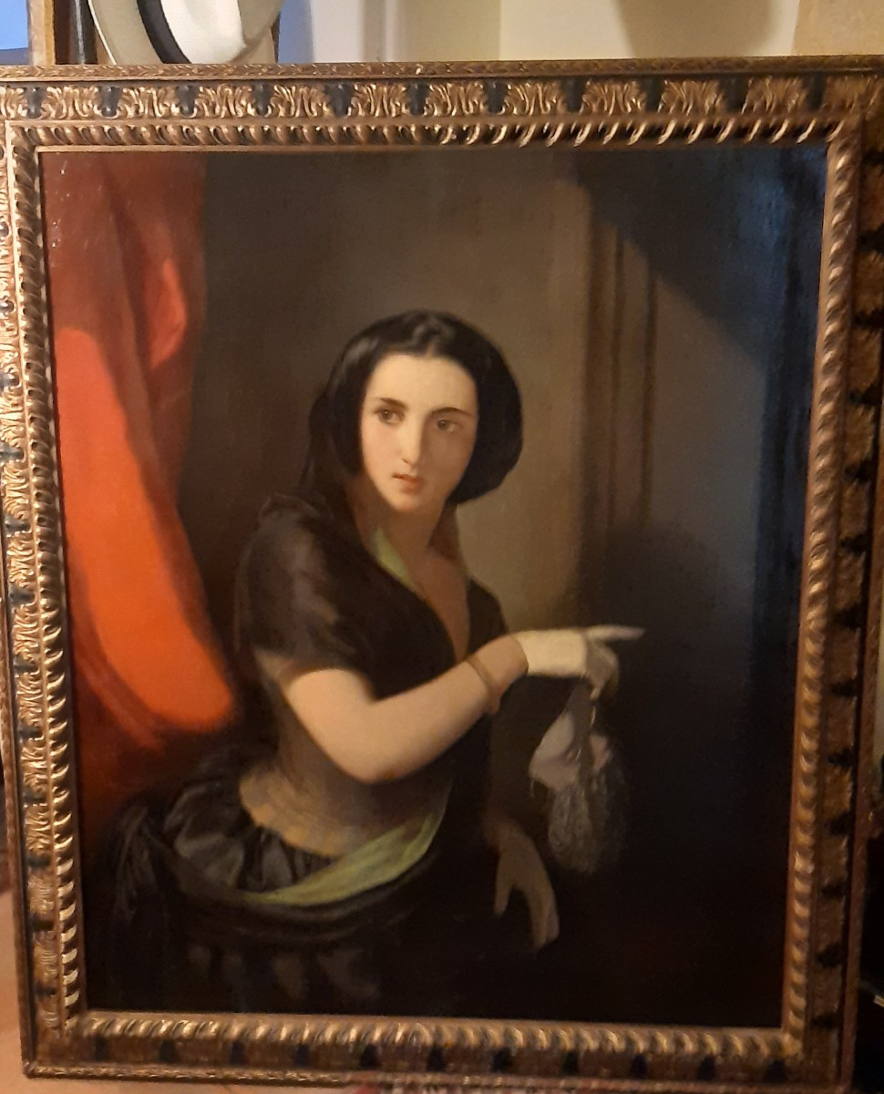 Ritratto di donna ,ballo  in maschera-photo-4