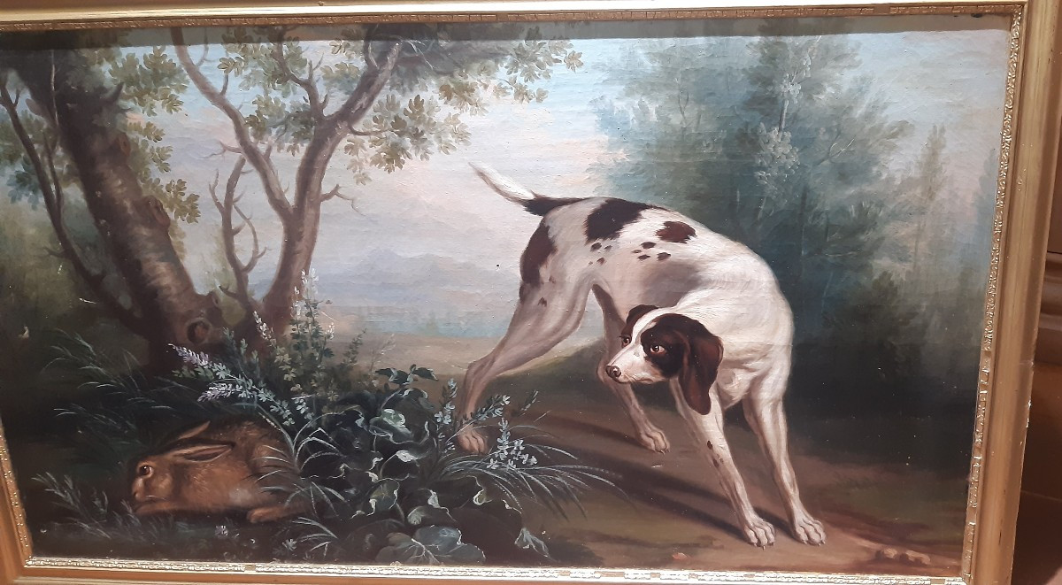 Scena di caccia del 19esimo secolo-photo-3