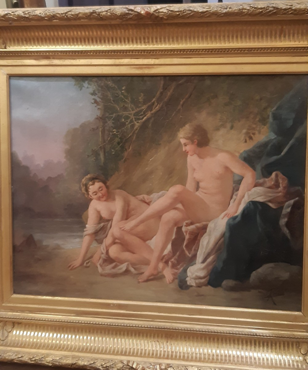 Donne al bagno,XIX secolo.