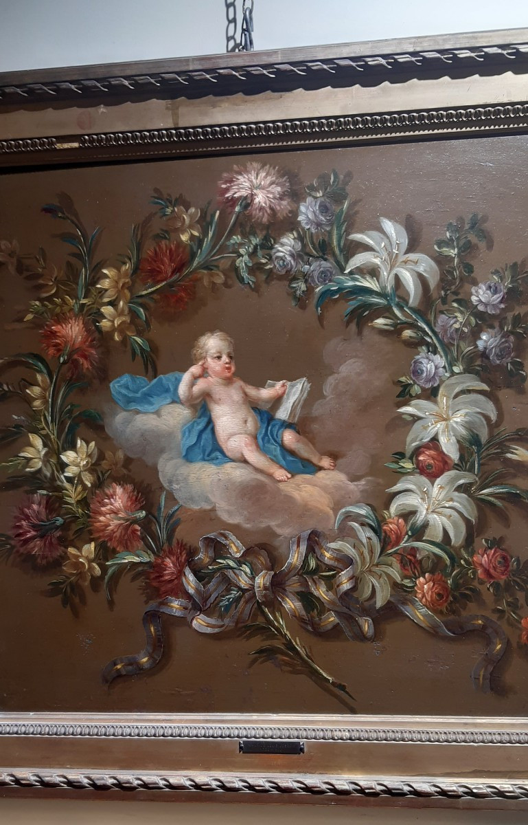 Ghirlanda di fiori,secolo XVIII