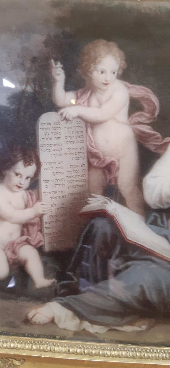 Allegoria della Fede,dipinto su vetro-photo-3