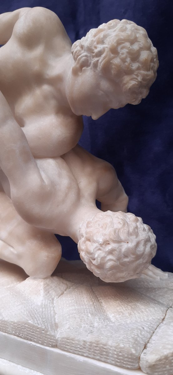 Scultura lottatori,secolo XIX-photo-2