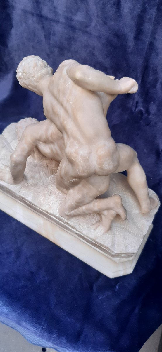 Scultura lottatori,secolo XIX-photo-4