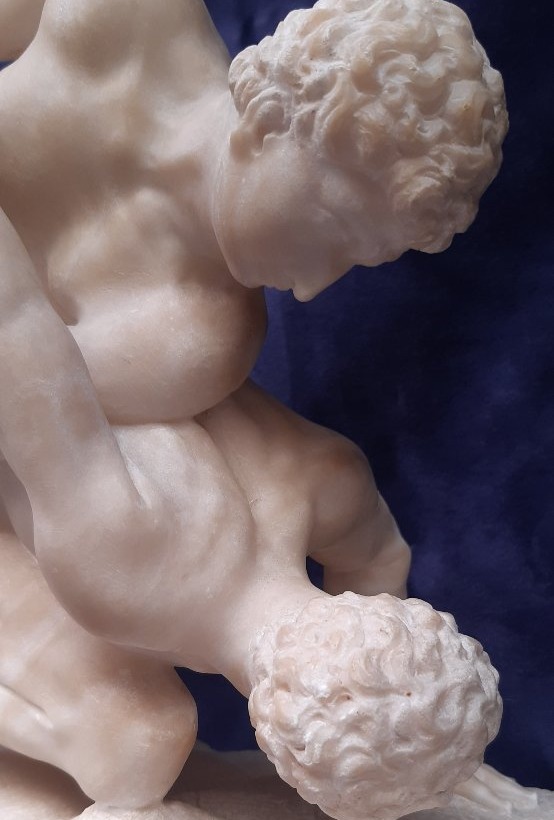 Scultura lottatori,secolo XIX-photo-2