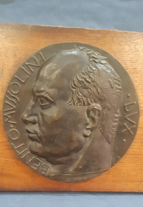 Bronzo raffigurante Benito Mussolini-photo-4