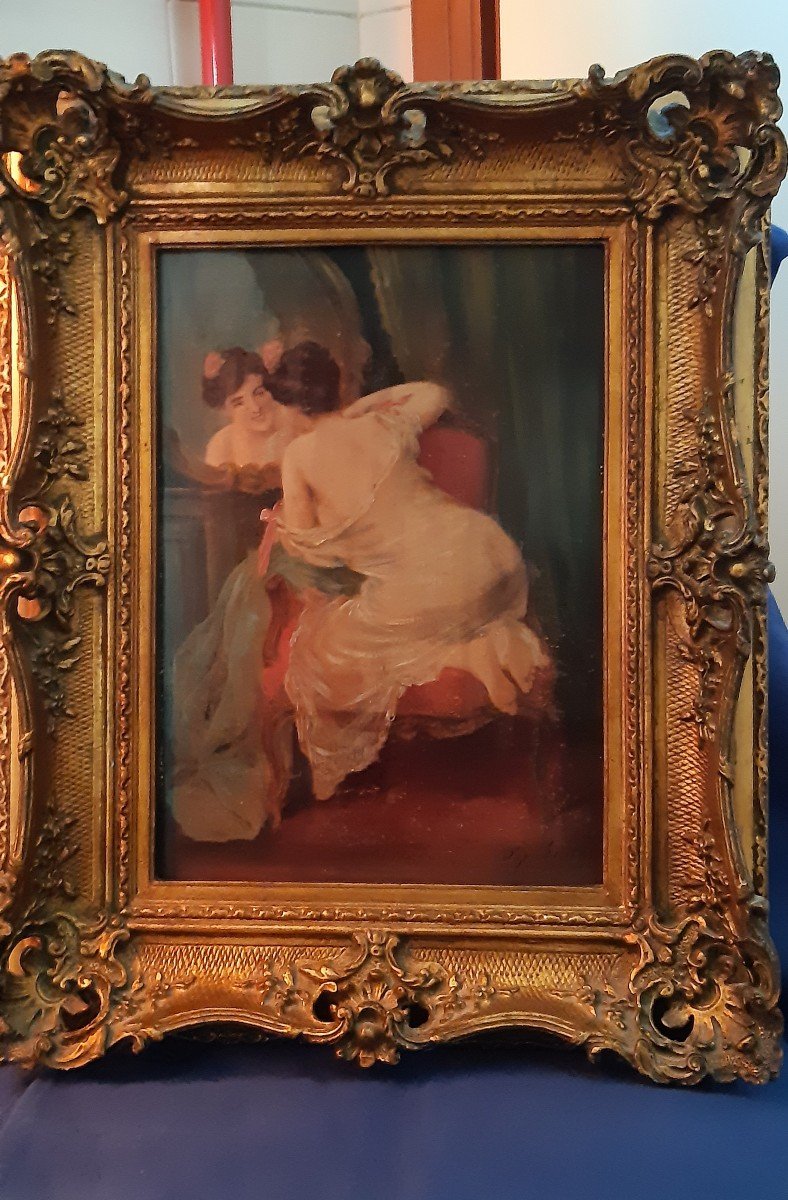 Femme Dans Le Miroir,xxsiecle