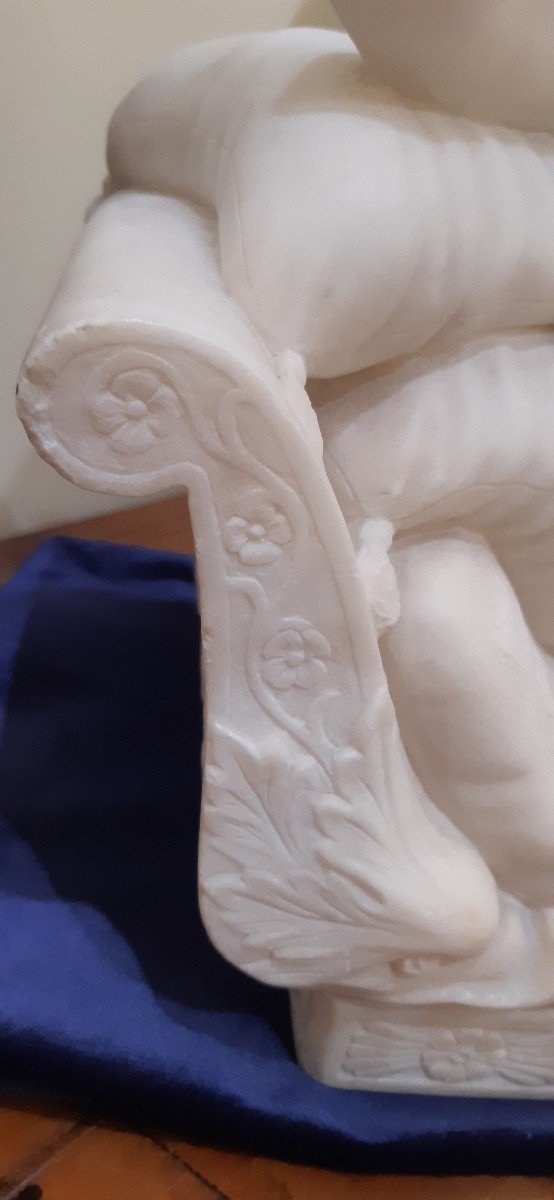 Marbre "Paolina Borghese", XIXe siecle-photo-4