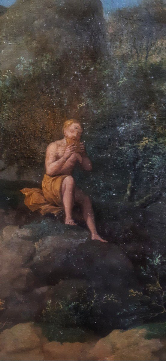 Tableau Scene Mytologique,XVIIe Siecle-photo-1