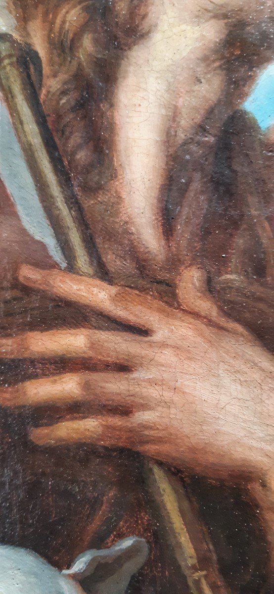 Peinture De Saint Jean Baptiste,XVIIIsiecle-photo-3