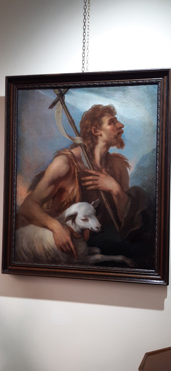 Peinture De Saint Jean Baptiste,XVIIIsiecle-photo-3