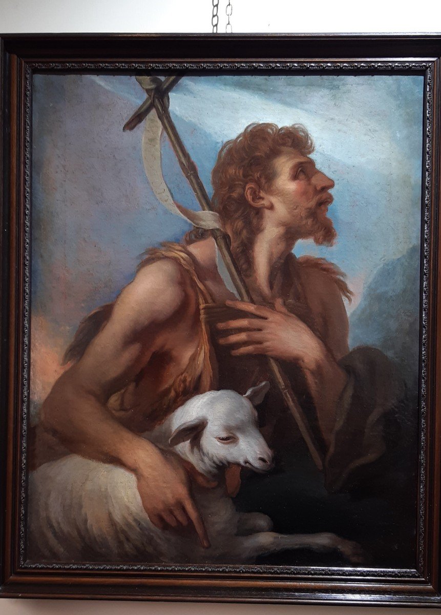 Peinture De Saint Jean Baptiste,XVIIIsiecle