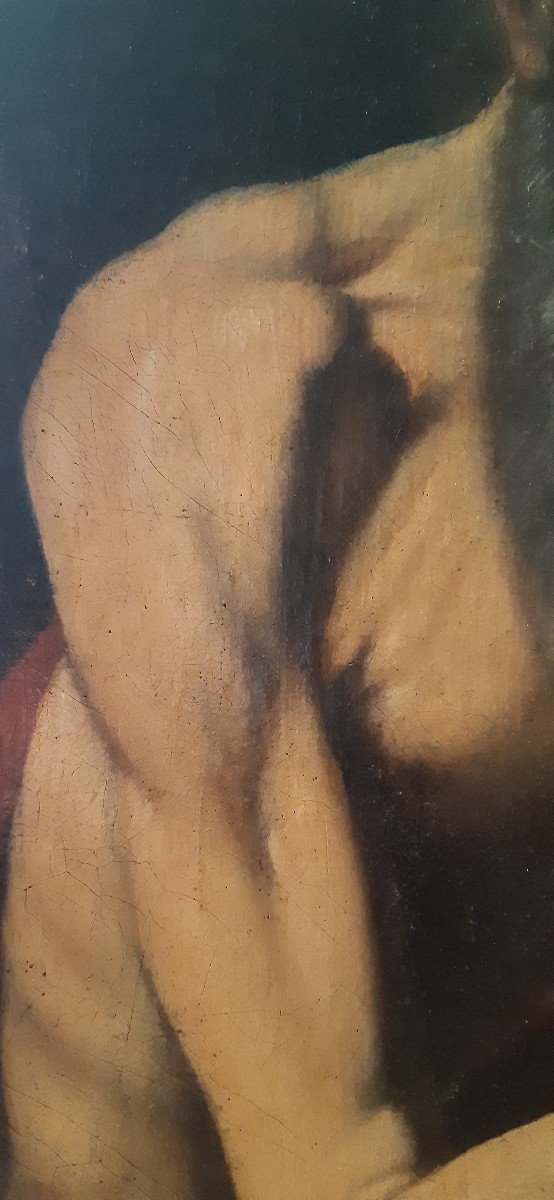 Tableau S.jerome Du XVIIe Siecle-photo-2
