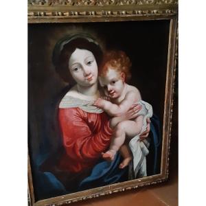Quadro Madonna con bambino , XVIII secolo