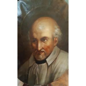 Quadro raffigurante santo,XVIIIsecolo.