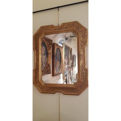 Miroir Dore' Du 20eme Siecle