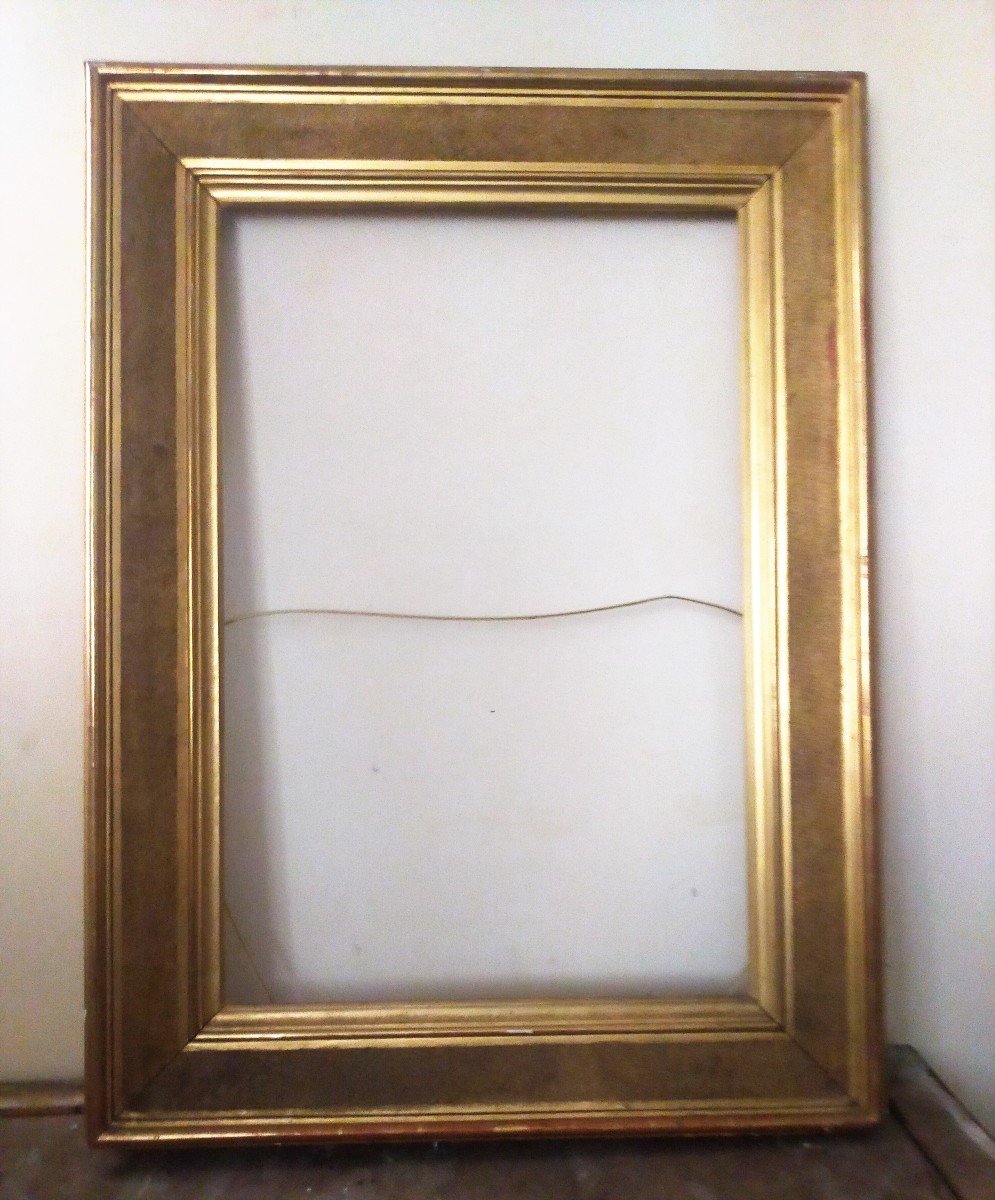 Grande cornice dorata XIX secolo-photo-2
