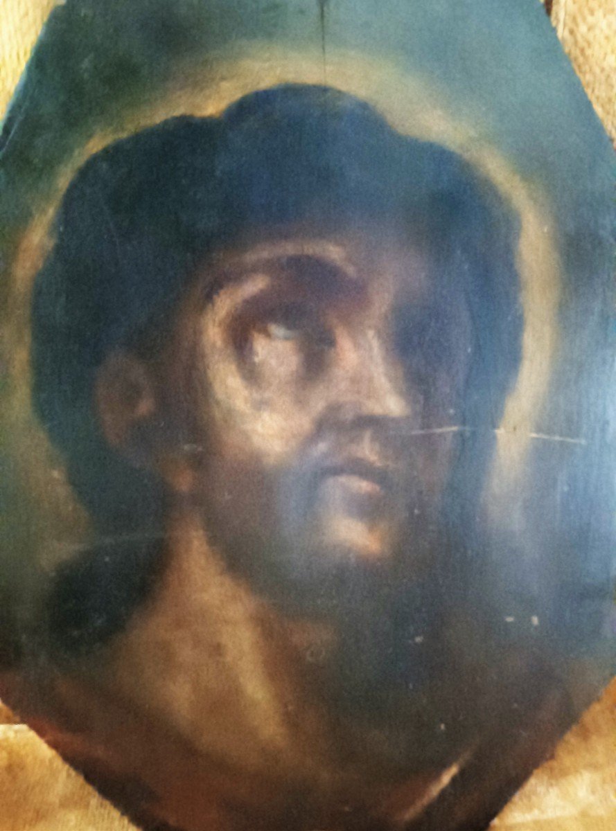 Dipinto Su Tavola - Cristo - Italia XVIII Secolo-photo-4