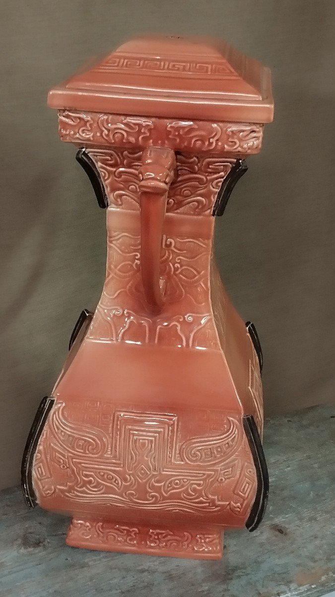 grande base  lampada in ceramica  anni 60  zaccagnini-photo-6