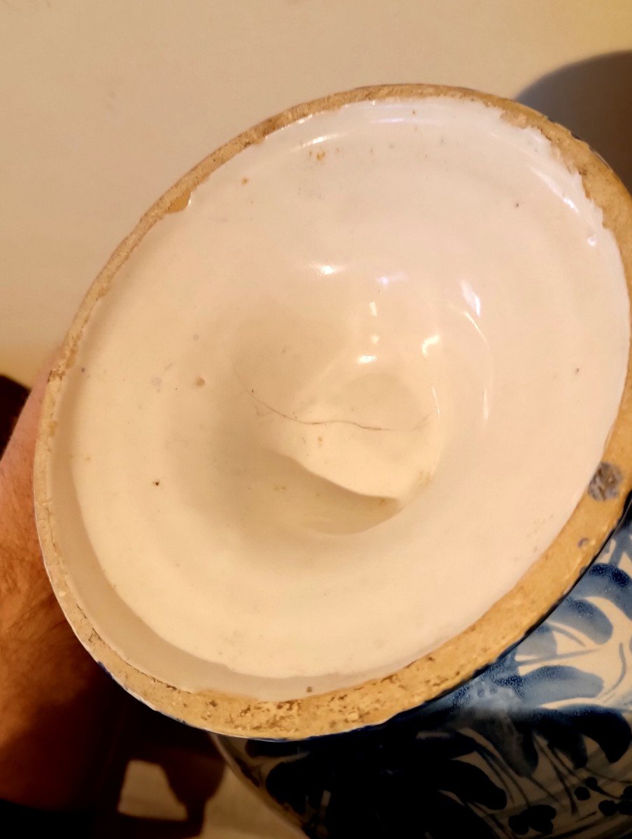 Eccezionale coppia di vasi in maiolica -Savona XVIII secolo-photo-7