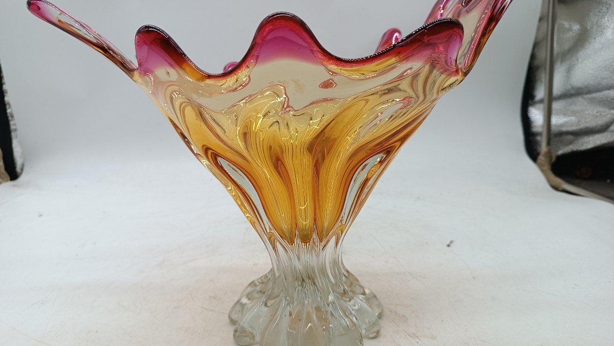  vaso in vetro murano anni 50\60-photo-4