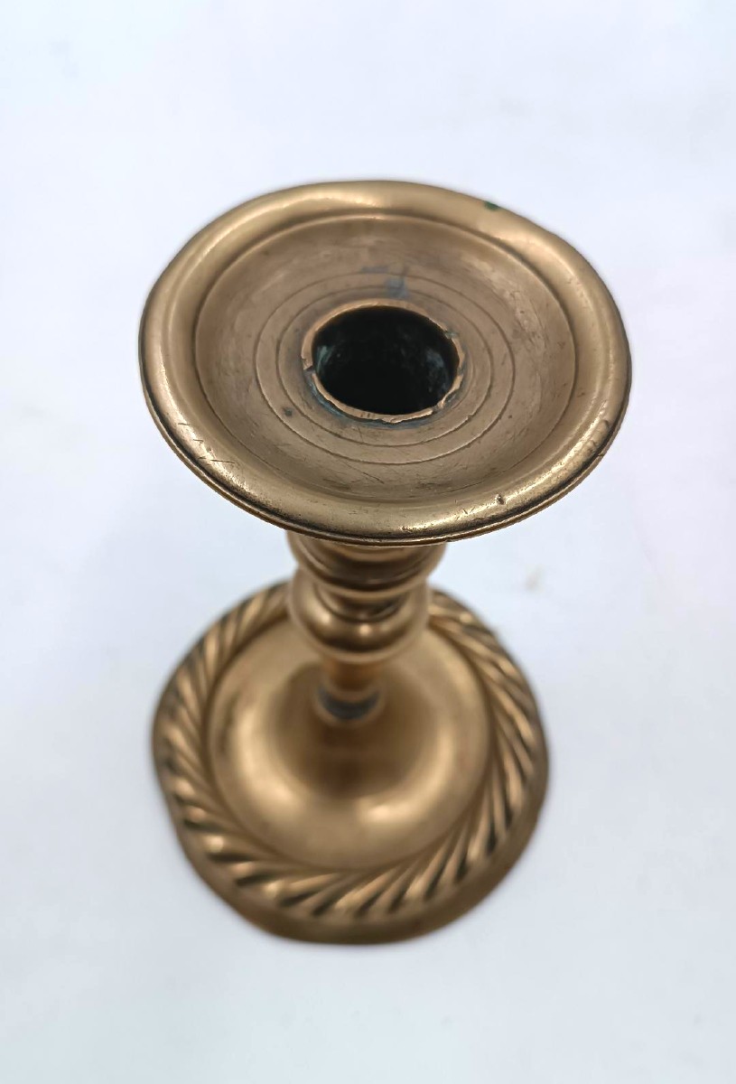candeliere bronzo antico XVII secolo-photo-1