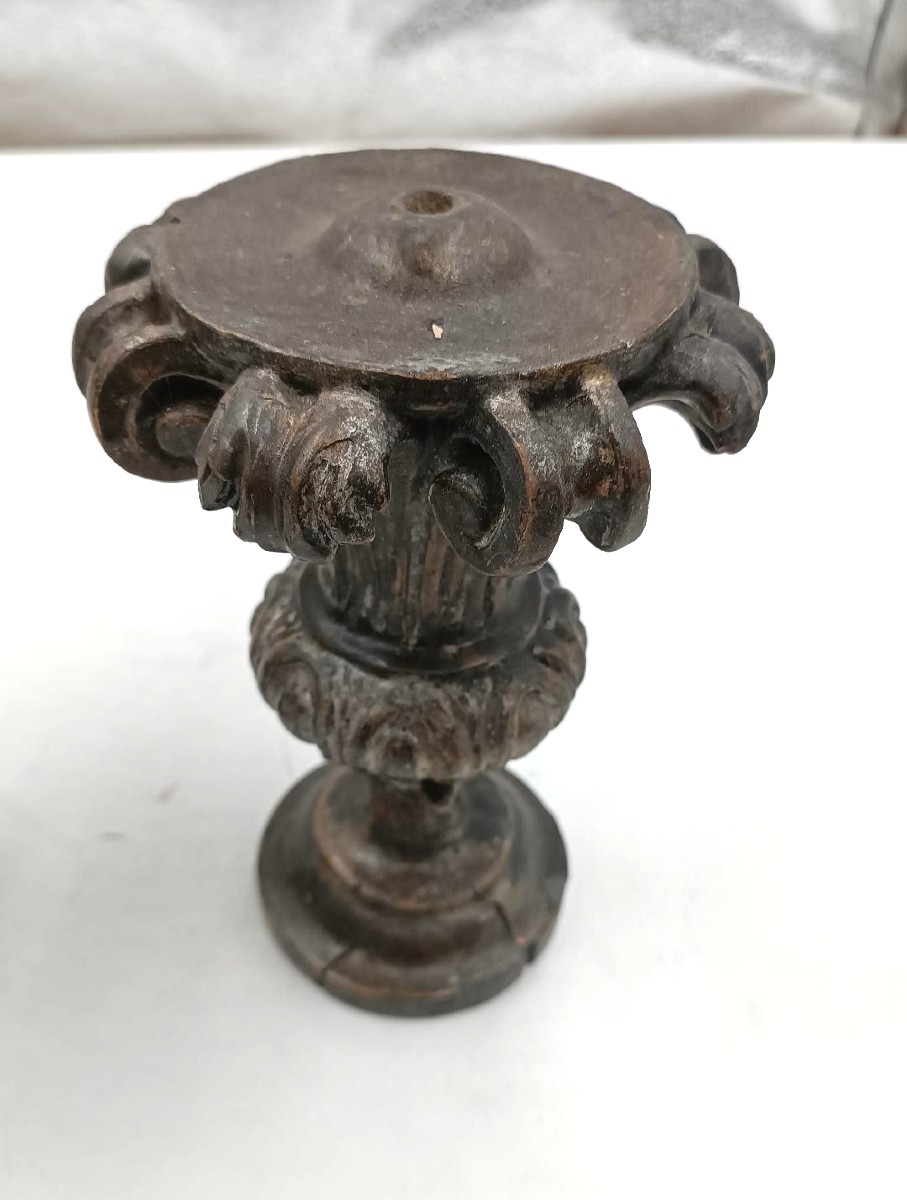 Grande coppia di portapalme ,perettoni , candelieri Luigi XIV primi 700 Toscana-photo-1