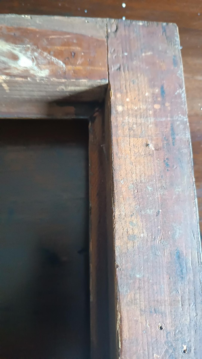 Cornice intagliata in legno dorato --photo-6