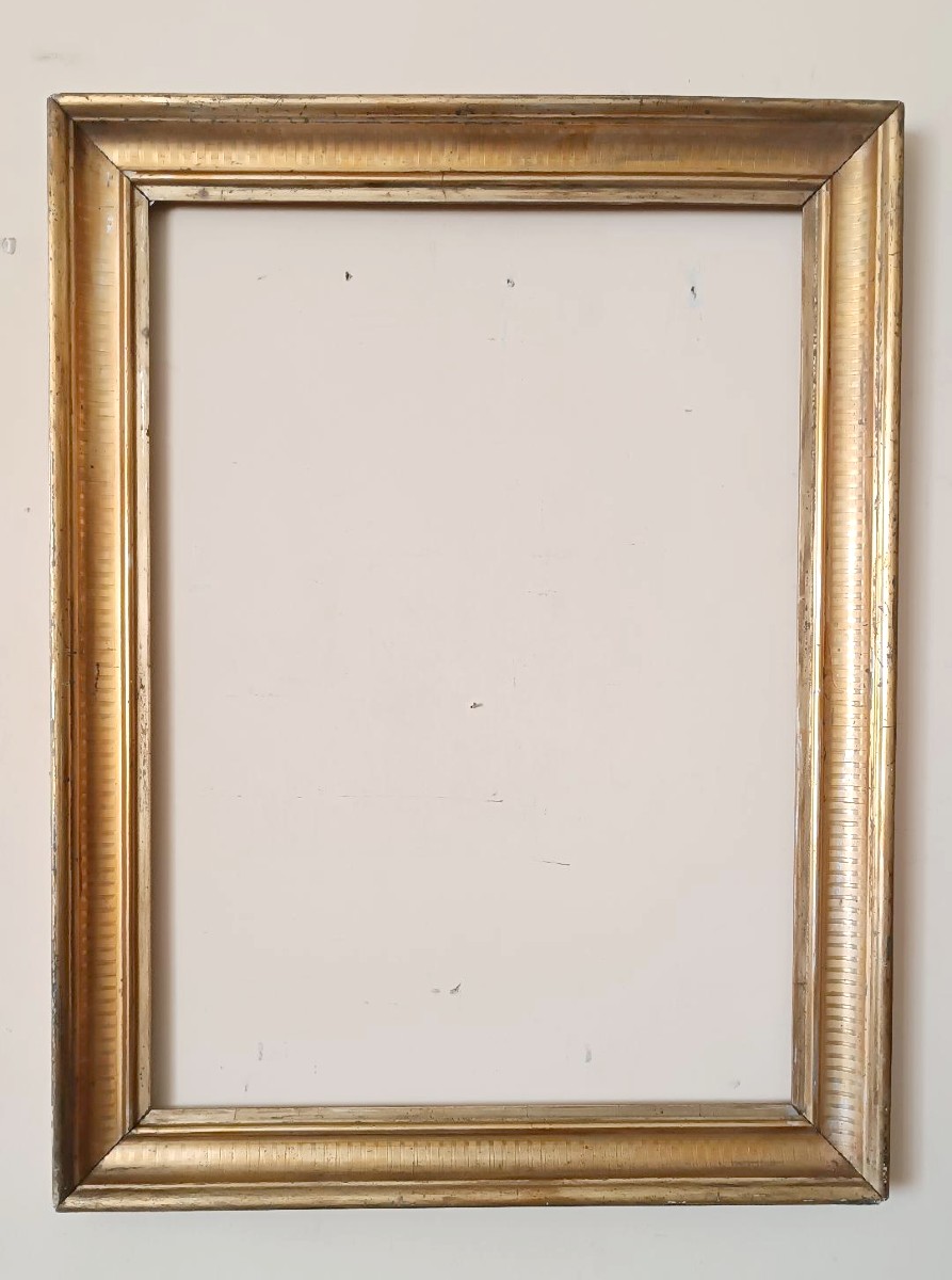 cornice antica legno dorato seconda meta' XIX secolo